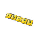 ETE043-400 ビーンズバッグ（ナンバー入） 【黄色】 4934048635091 エバニュー EVERNEW 学校体育器具