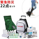緊急防災22点セット MG-BS3500ST 1人用 災害対策 非常食 避難 非常用 防災グッズ 持ち出しバッグ 防災バッグ 地震 保存食