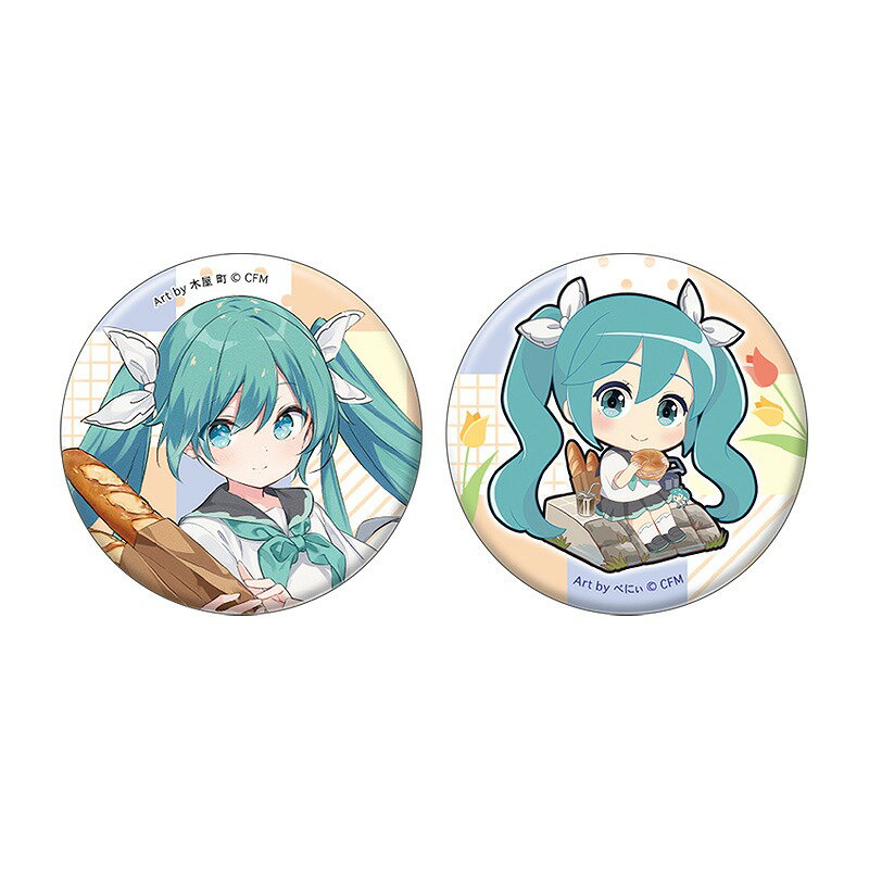 ポイント UP 期間限定 ×× 缶バッジ 2個セット 初音ミク パンノマチ 115998 クラックス CRUX 業者様歓迎