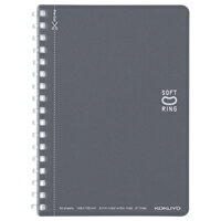 【コクヨ】ソフトリングノート（カラフル）ドット入り罫線50枚A6　DM ス-SV351BT-DM 業者様歓迎
