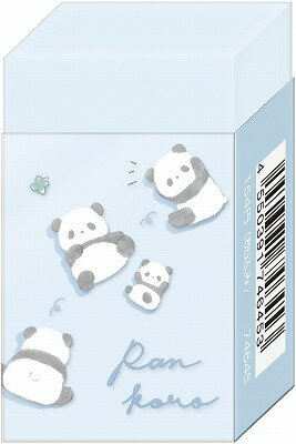 ポイント UP 期間限定 クリアスリーブ消しゴム ころころアニマルステーショナリー ぱんだ 74645 クーリア Q-LIA 業者様歓迎のサムネイル