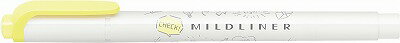 ポイント UP 期間限定 マイルドライナー　ホワイトシリーズ　マイルドシャーベットイエロー WKT7-WC-MSY 業者様歓迎