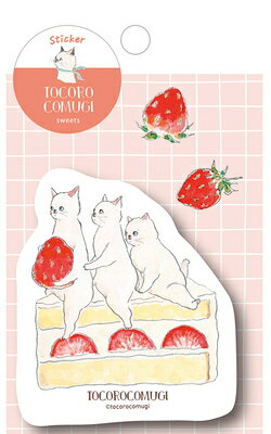 古川紙工 トコロコムギ ステッカー sweets QZ36 FURUKAWASHIKO 業者様歓迎