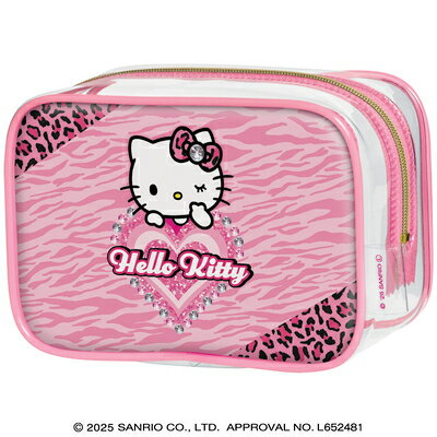 ペンケース クリア BOX ハローキティ Hello Kitty ギャルハート 128070 クラックス CRUX 業者様歓迎