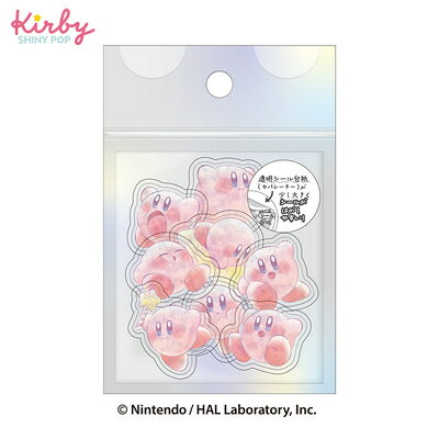 シール オーロラホログラムクリアフレークシール 星のカービィ＿カ 221687 カミオジャパン kamiojapan 業者様歓迎のサムネイル