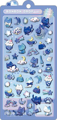 シール ボンボンドロップシール BONBONDROP よるねこボンボン 91126 クーリア Q-LIA ポイント UP 期間限定 業者様歓迎のサムネイル
