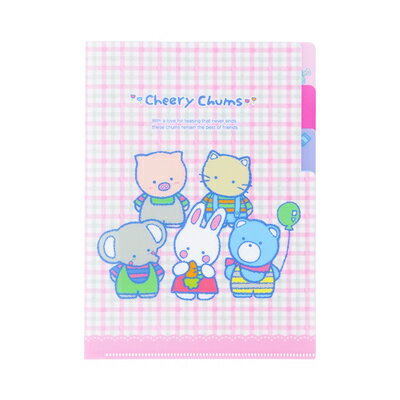 クリアファイル A5 3ポケット チアリーチャム サンリオキャラクターズ レトロ 第3弾 Sanrio S2140888 サンスター文具 sunstar ポイント UP 期間限定 業者様歓迎のサムネイル