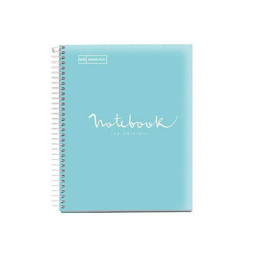 リングノート A5 5mm方眼罫 120枚 エモーションズ スカイブルー 46103 イワコーグローバル MIQUEL-RIUS 業者様歓迎