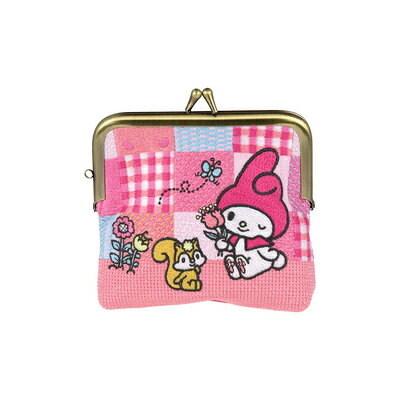 マイメロディ 畳み 刺繍 ミニポーチ がま口 サンリオキャラクターズ New Life Collection S2337517 サ..