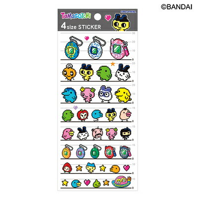 たまごっち 4SIZE ステッカー カラードット シール 227149 カミオジャパン kamiojapan 業者様歓迎のサムネイル