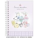 A6 Wリングノート サンリオキャラクターズ Happiness and love チマチマスイーツチェック 131832 クラックス CRUX 業者様歓迎