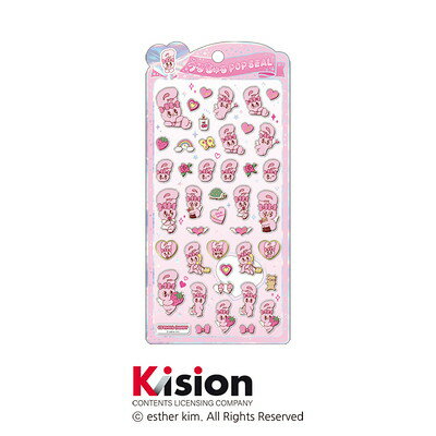 うるちゅるポップシール エスターバニー ESTHER BUNNY アイテムコレクション リボンバニー 135096 クラックス CRUX 業者様歓迎のサムネイル