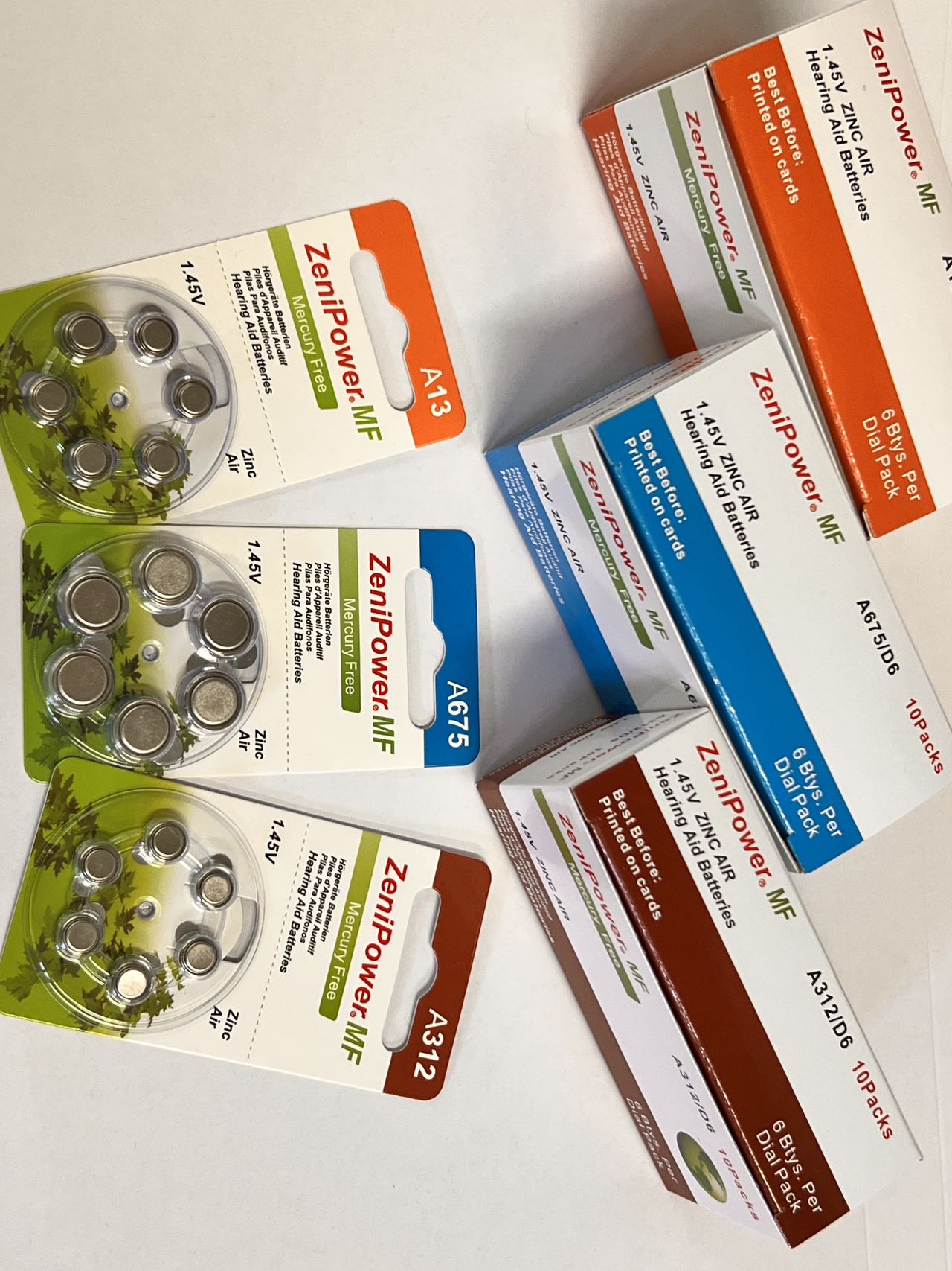 補聴器用空気電池PR41 PR48 PR44【代引き発送可】【送料無料】