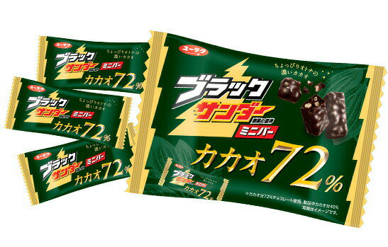 有楽製菓 ブラックサンダーミニバー カカオ72％ 155g×1袋【送料無料】