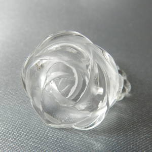 冷やしリング天然水晶の指輪メール便発送