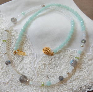 紅寶石 - 天然石ネックレスシルバー製留め金具のおしゃれなネックレス約51cm・レターパックライト発送