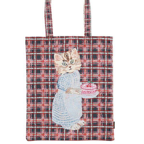 樂天商城 - 新商品！ナタリーレテの可愛いトートバッグ（BLUE eye）表裏面は違う絵柄メール便発送
