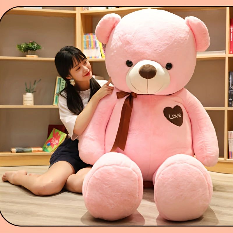 Rakuten - トテディベア 120cm 特大クマのぬいぐるみ 動物のぬいぐるみ テディベア人形 ハグパンダ 女の子・子供向け誕生日プント 頭からつま先までの長さ 120cm