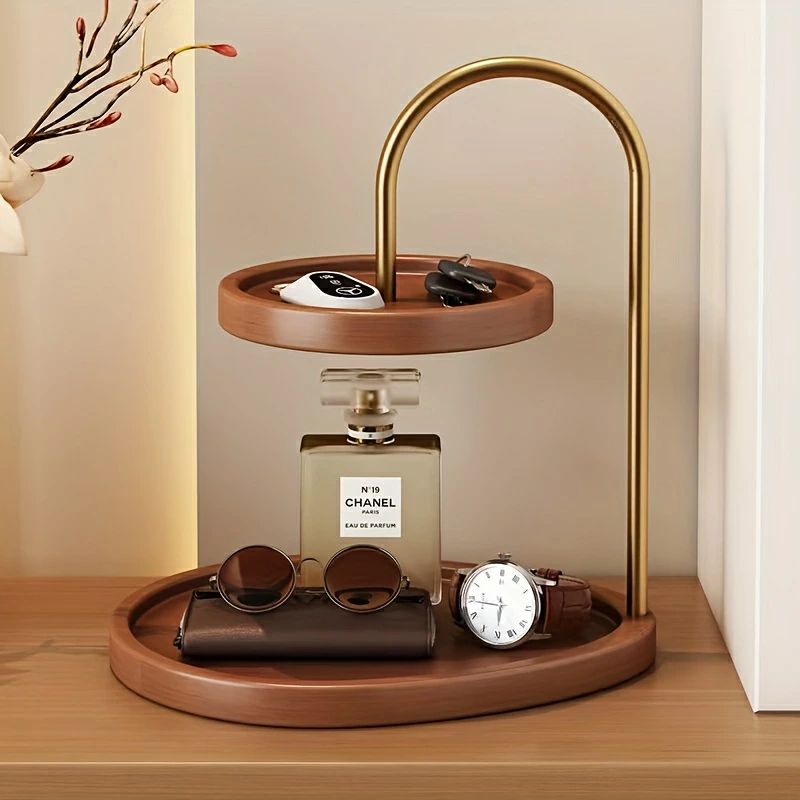 デスクトップ ジュエリー 収納ボックス 高級感 鍵 収納 香水 スタンド 化粧品 トレ...