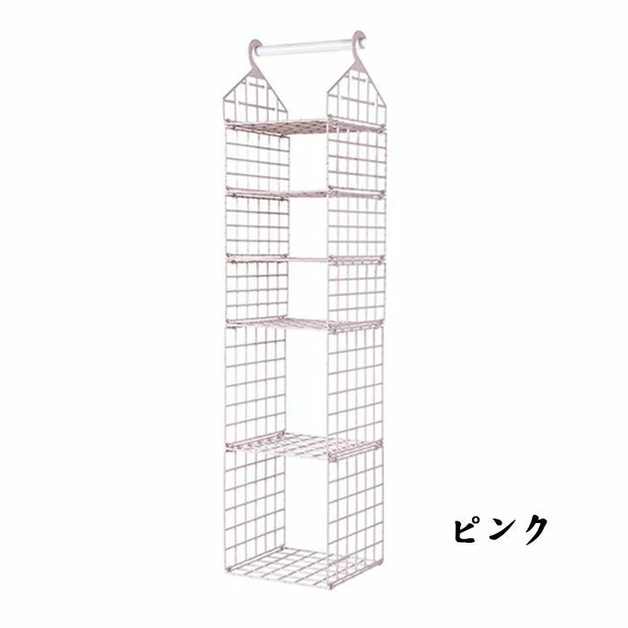 折りたたみ 吊り下げ棚 プラスチック セーター コンパクト 浮かせる収納 カバン 送料無料 吊るし ロッカー たためる ハンギングラック つり下げ [3]