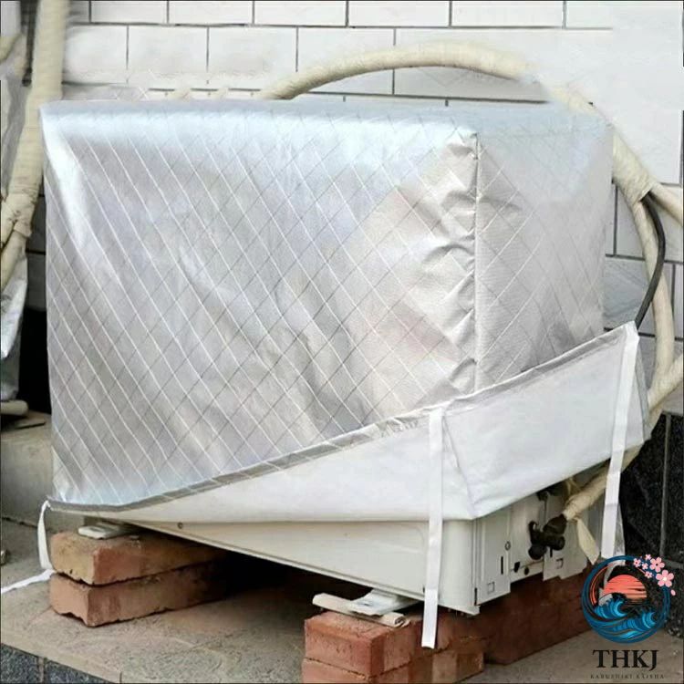 CHAS-CHUNK-Aショップの室外機カバー フルカバー エアコン室外機カバー 防塵 防水 日よけカバー 積雪 室外機 エアコン 冬 保護カバー 日焼け止め ホコリ 汚れ防止 防水カ｜アングル3