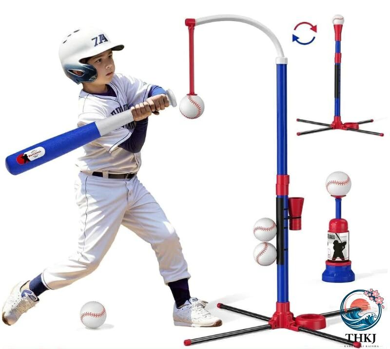 オールインワン ベースボール ティー セット: 3 イン 1 調節可能なバッティング ティー、ソフト ベースボール バット、ソフト ベースボール ボール 6個が含まれており、幼児や小さなお子様が安全に野球を学び、楽しむのに最適です。 スキル開発に最適: 幼児や小さなお子様の手と目の協調性、運動能力、基本的な打撃技術の発達を支援するように設計されています。自信とスポーツへの愛を育む素晴らしいツールです。 素晴らしいギフトアイデア: 誕生日、休日、または単にお祝いのギフトとして最適です。若い野球愛好家に最適なこのセットは、アクティブな遊びと屋外での楽しみを奨励し、あらゆる機会に心のこもった贈り物になります。 耐久性と安全性に優れた素材: 高品質の子供に安全な素材で作られています。柔らかいバットとボールが安全性を確保し、丈夫なティーがスイングのたびに安定性を提供します。 いつまでも残る思い出を作る: 親子の交流を促します。お子様と楽しい絆を深める時間をお楽しみください。裏庭で練習する場合でも、サイドラインで応援する場合でも、このセットがあれば、スイングのたびに思い出に残る瞬間を作り出すことができます。 組み立てが簡単: セットアップと分解が簡単なので、裏庭、公園、友達の家など、どこでも簡単に子育てや持ち運び遊びができます。