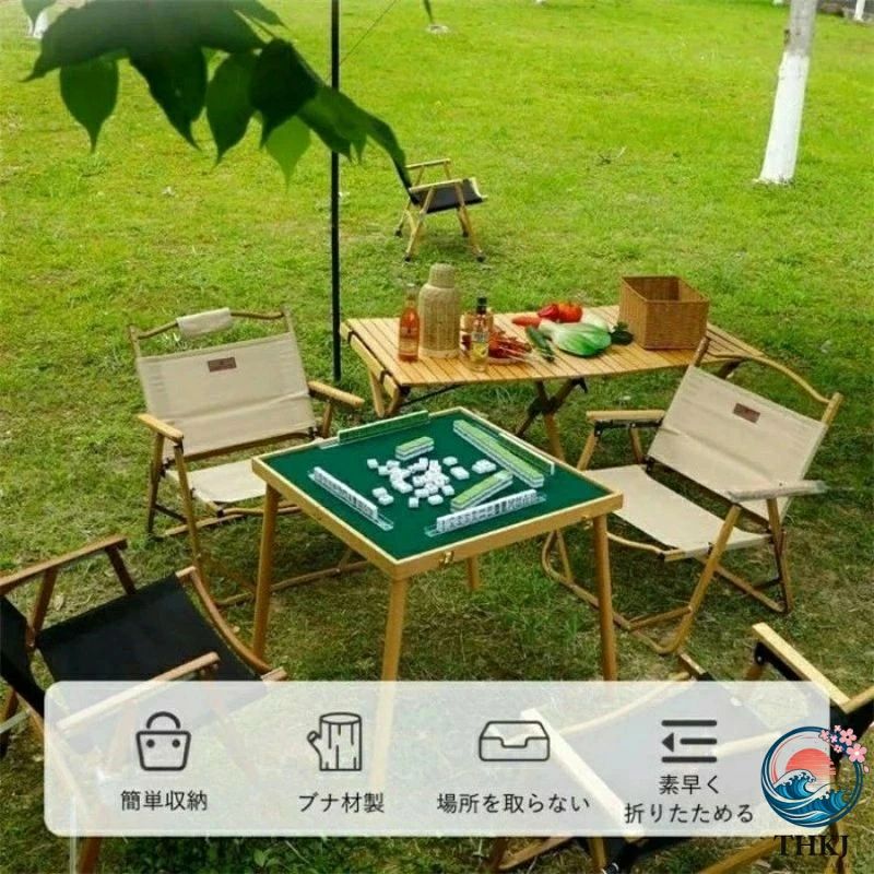 CHAS-CHUNK-Aショップの麻雀テーブルのみ 麻雀卓 折りたたみ マージャンテーブル 折りたたみ式 麻雀テーブル リビング 麻雀台 マージャン卓 ゲーム 手打麻雀卓｜アングル2
