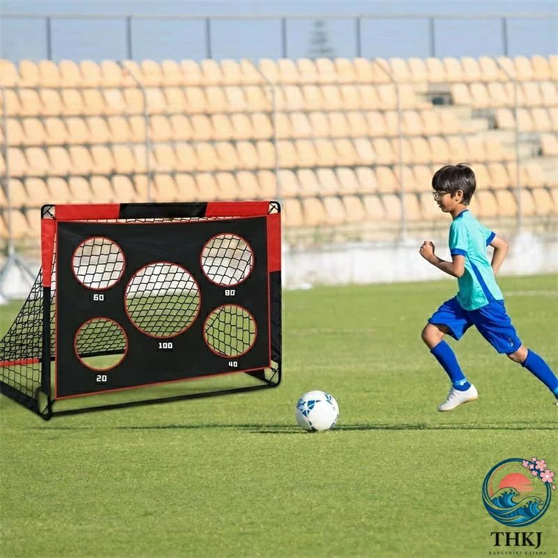 サッカーゴール ネット サッカー 練習 道具 子供 庭 携帯式 着脱式 2in1 トレーニング ネット サッカーゴール フットサルゴール