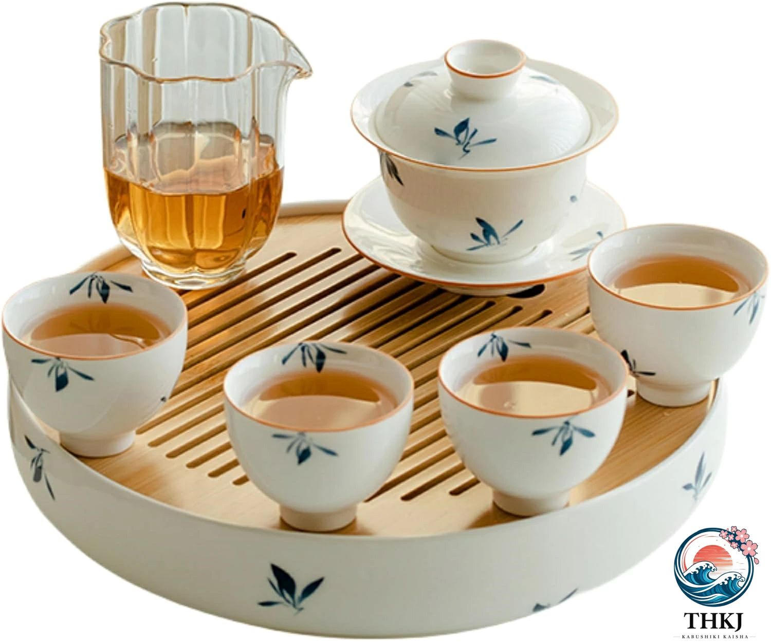 ティーセット 花柄 茶器セット 急須 湯呑みセット 蓋碗 茶海 茶盤 工夫茶器 煎茶器セット 番茶器セット 茶碗 湯呑み ティーポット 湯飲み茶碗 煎茶道具 茶器揃い 来客用 紅茶 緑茶 日本茶 中国