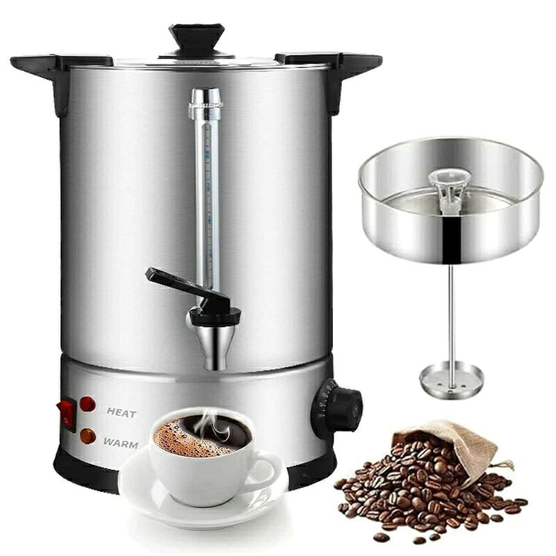 業務用コーヒーバケツ 電気ケトル 湯沸かしポット 電熱保温バケツ 8L ~25L コーヒーポット 30-110℃ 温度調節可能 ビュッフェ用飲料ウォーマー 保温/保冷用 麦茶ポット、コーヒー、花茶、ミルク、果茶、?茶などを作る 8-45L 認証