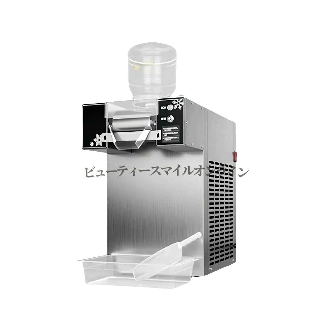 プロ仕様自動製氷機 かき氷機 日産180kg 3秒高速製氷 雪花 細刃 薄片状多機能 飲食店 タピオカ屋 移動販売車用 家庭用可能 高性能製氷機 長期使用に耐える信頼性