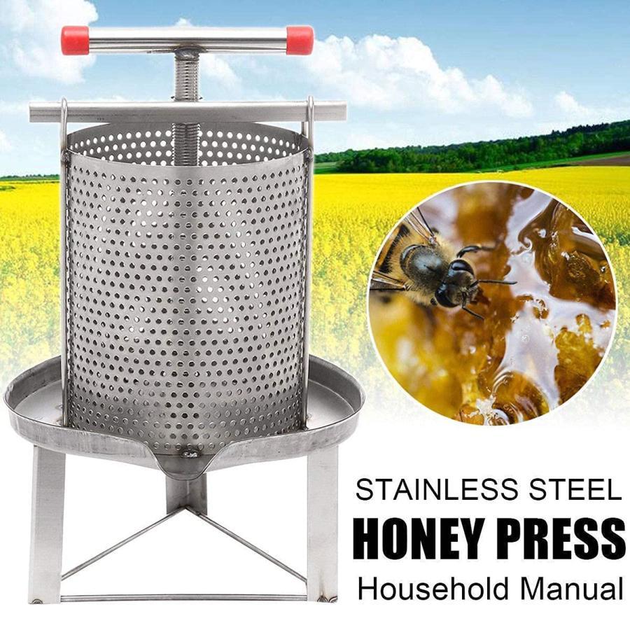 蜂蜜分離器 蜂蜜絞り 器 養蜂器具 蜜を絞り器 蜂蜜圧搾機 ジューサー 手動 みしん 養蜂 器具 はちみつ 遠心分離機 ステンレス 圧縮製蝋器 ワイン醸造 ワイン造り chaschunka1-10024847 CHAS-CHUNK-Aショップ サンプル画像3