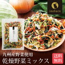 C【クーポンで200円OFF!1,280円→1,080円!】 九州産乾燥野菜ミックス メール便 送料無料 乾燥野菜 野菜 野菜ミックス 時短 手軽 便利 カット...