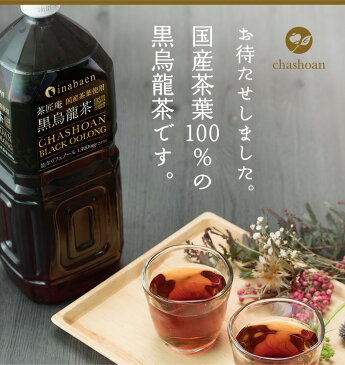 【エントリーでP3倍】＼10％オフ！／ 茶匠庵プレミアム黒烏龍茶ペットボトル2リットル＜1ケース＞2リットル×6本送料無料（国産 ウーロン茶 高ポリフェノール 2L 2000ml 業務用 お得用 黒ウーロン茶）