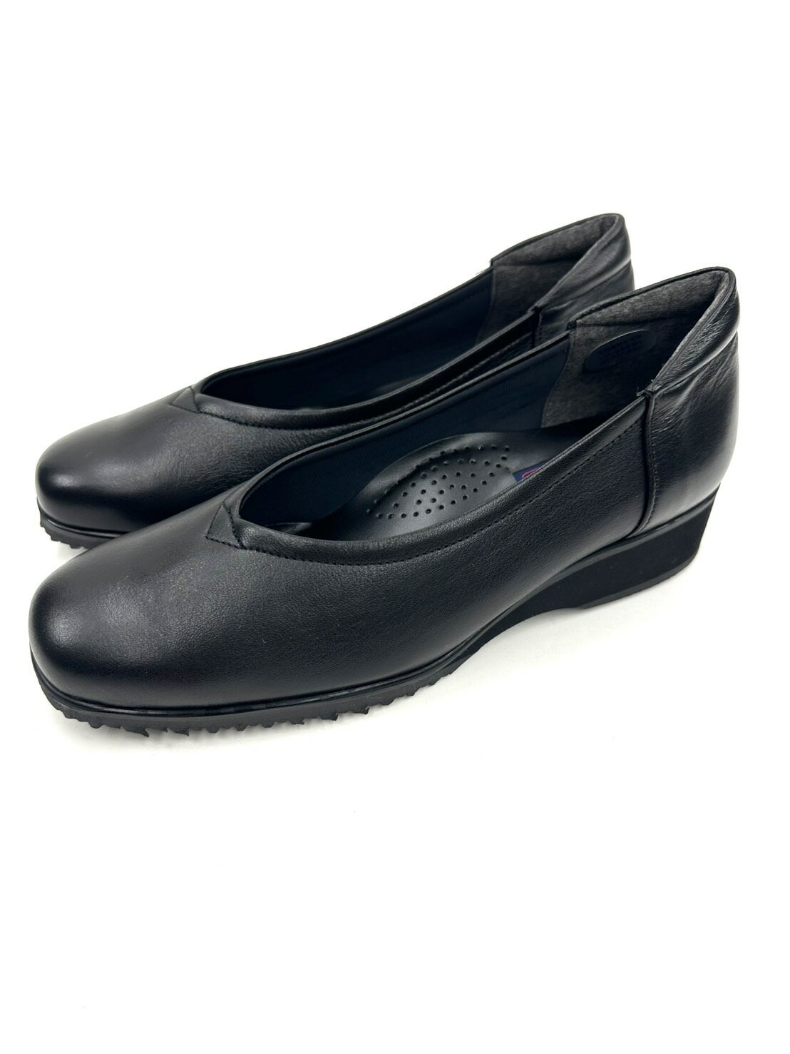 TS sports ティーエススポーツ 801 2025年製造 軽量 ミセス シンプル スリッポンパンプス ウォーキングシューズ 冠婚葬祭 仕事履き オールシーズン 日本製 本革 3E Vカット ブラック お洒落 履きやすい 歩きやすい らくちん ゆったり 外反母趾