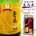 名入れ 日本酒 ギフト【 玉乃光 純米吟醸 720ml 名入れ 酒 グラス 檜升 セット 】 人気 漫画 成人祝い 還暦祝い 誕生日 退職祝い 喜寿祝い 結婚祝い 感謝 成人式 祝退職 誕生日 母の日 父の日 母の日プレゼント 父の日プレゼント 喜寿祝い ありがとう おめでとう ラッピング