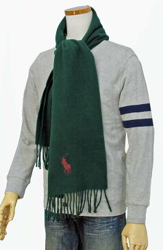 【全商品10%OFFクーポン】ラルフローレン ビッグポニー刺繍マフラーPOLO by Ralph Laurenラルフローレン マフラー【イタリア製】PC0231【男女兼用】送料無料