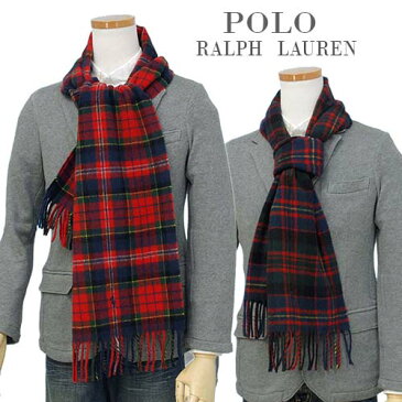 POLO by Ralph Laurenクラシック タータンチェック マフラーpc0233【男女兼用】【イタリア製】送料無料