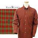 【全商品13%OFFクーポン】POLO by Ralph Laurenラルフローレンポケット付 長袖チェックシャツ【CUSTOM FIT】クリアランス、送料無料【ラルフローレン】