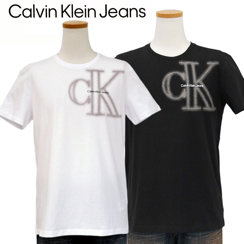 Calvin Klein Jeans Men'sCKロゴプリント 半袖Tシャツ【2022-Spring/NewModel】カルバンクライン Tシャツ送料無料 父の日ギフト プレゼント