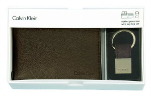 Calvin Kleinカルバンクライン ギフトセットA、財布、キーホルダー、2点セット【ギフトボックス入り】【送料無料】