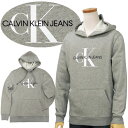 Calvin Klein Jeans Men'sCKロゴ プリントパーカーカルバンクライン パーカー送料無料