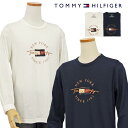 Tommy HilfigerトミーヒルフィガーMen’s長袖プリントTシャツ【トミーヒルフィガー】ギフト プレゼント 送料無料XL,XXLL、3L大きいサイズ