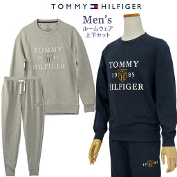 トミー ヒルフィガー パジャマ メンズ Tommy HilfigerトミーヒルフィガーMen’s長袖トレーナー上下【トミーヒルフィガー】# 09t4201004父の日ギフト プレゼントナイトウエア・ルームウエアー、パジャマセット、XL,XXLL、3L大きいサイズ送料無料L