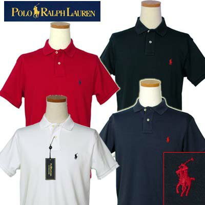 【クリアランス】 POLO by Ralph Lauren Men's半袖 インタ-ロック ポロシャツ【CUSTOM FIT】#4437795【ラルフローレンMen's】