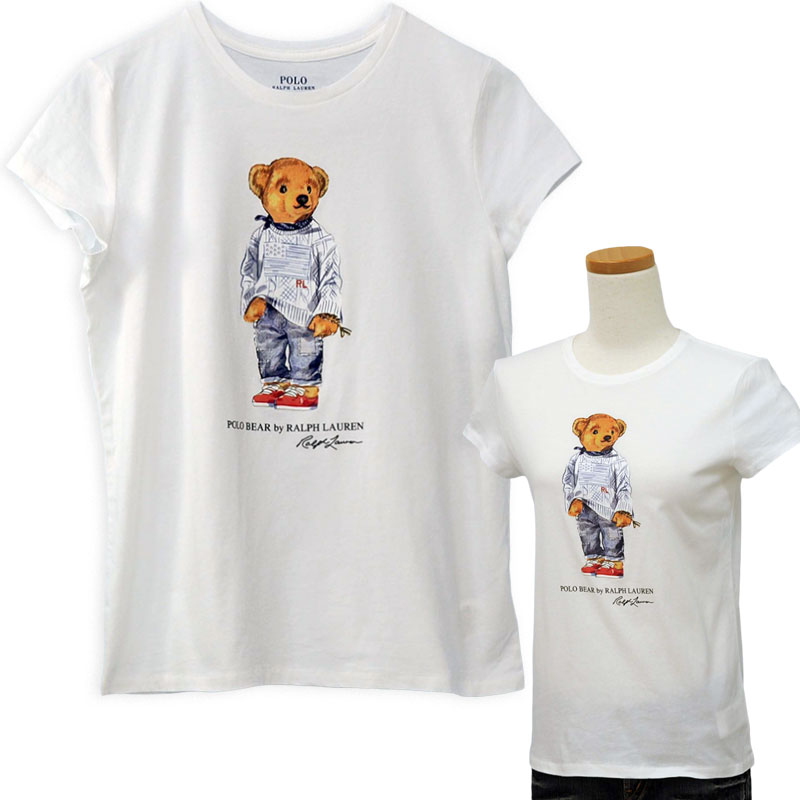 POLO by Ralph Lauren Girl'sポロベアー キャップスリーブ 半袖Tシャツラルフローレン ガールズ送料無料