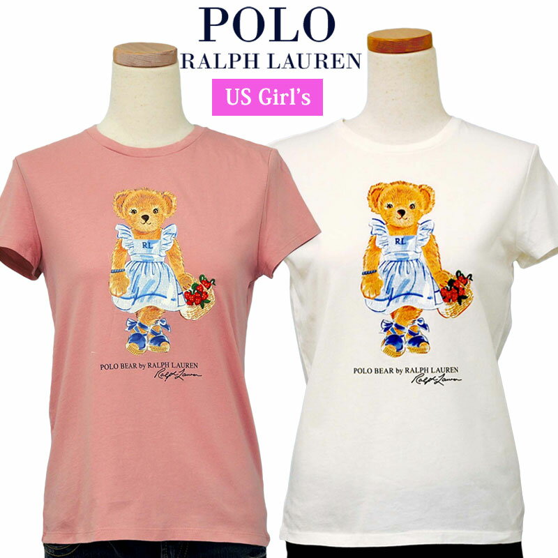 POLO by Ralph Lauren Girl'sポロベアー キャップスリーブ 半袖Tシャツラルフローレン ガールズ送料無料