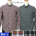 POLO by Ralph Lauren Boy'sラルフローレンマルチチェック長袖シャツ【クリアランス、見切り処分品】【ラルフローレン ボーイズ】