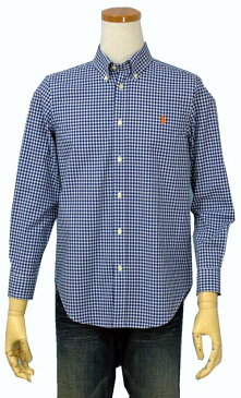 クリアランス、プライス ダウンPOLO by Ralph Lauren Boy'sギンガムチェック 長袖 シャツ【ラルフローレン ボーイズ】