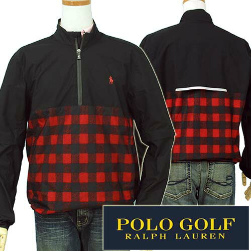 POLO GOLF Ralph Lauren Men 039 sハーフジップ ウインドブレーカーXL,大きいサイズ【ポロ ラルフローレン Men 039 s】クリアランス 見切り処分品【送料無料】